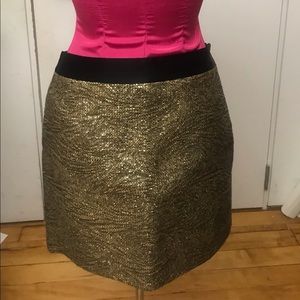 *NWT* Milly Metallic Textured Tweed Mini Skirt